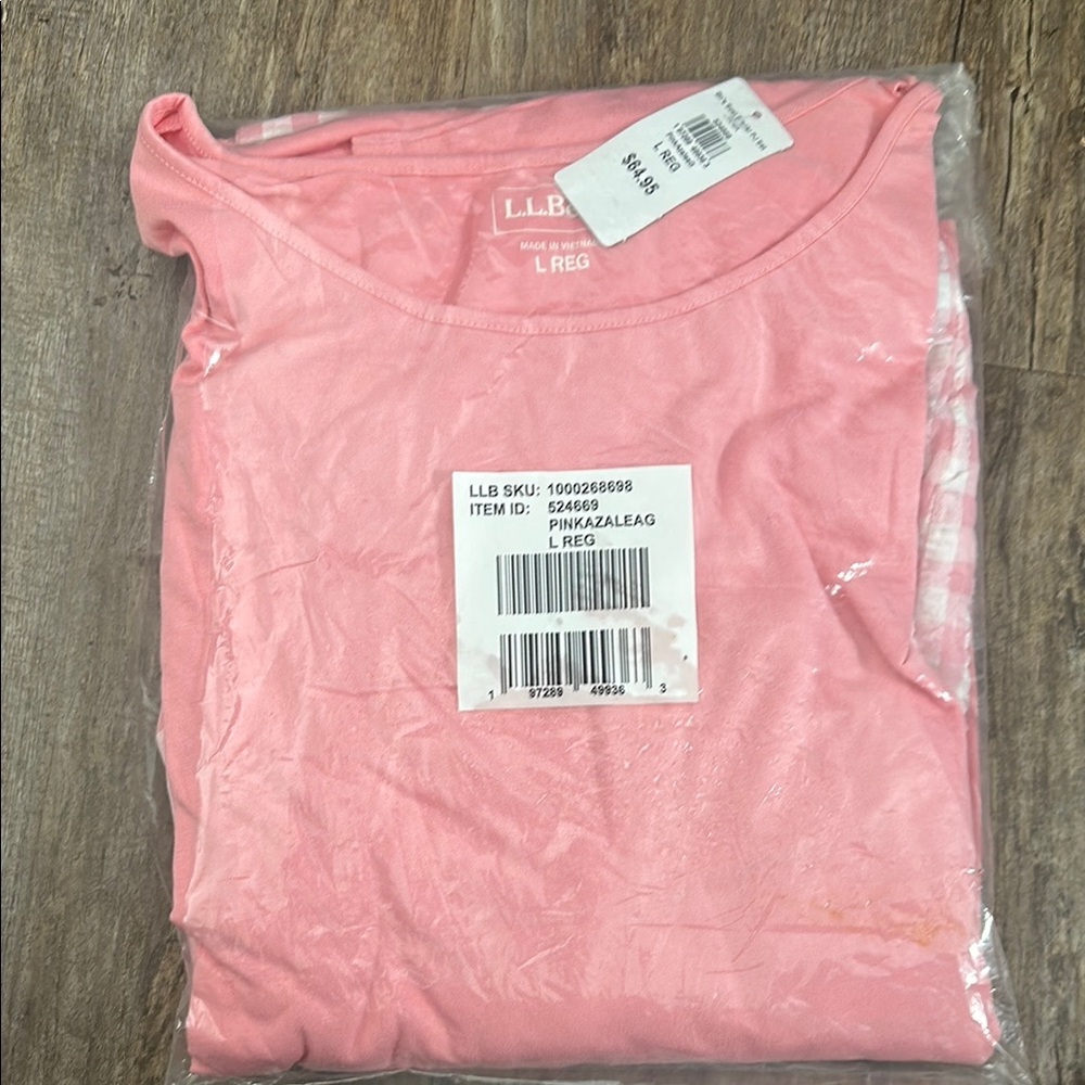 L.L. Bean Soft Pink Pajamas